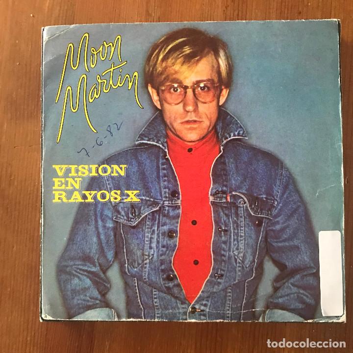 Discos de vinilo: MOON MARTIN - X-RAY VISION - SINGLE CAPITOL 1982 - Foto 1