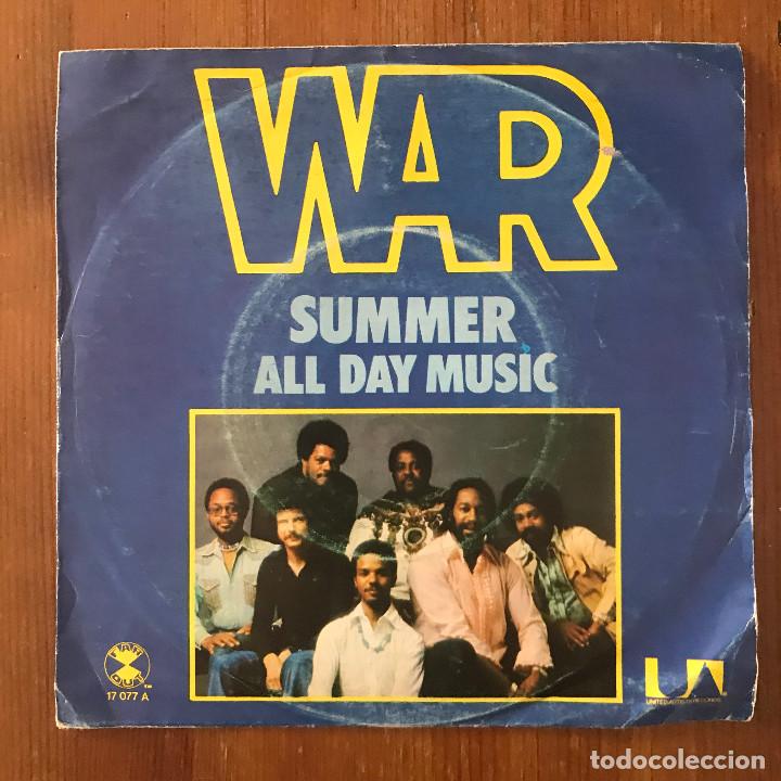 Discos de vinilo: WAR - SUMMER - SINGLE UA 1976 - Foto 1