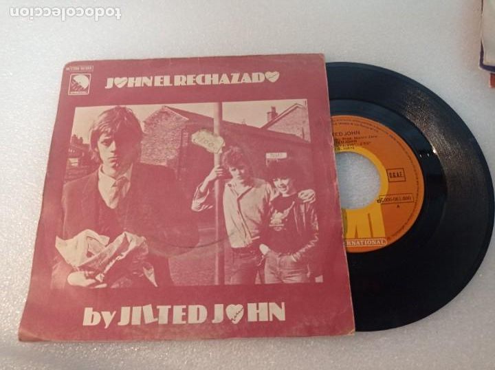 Discos de vinilo: Disco single JILTED JOHN -JOHN EL RECHAZADO /GOING STEADY EMI ODEON 1978 - Foto 1