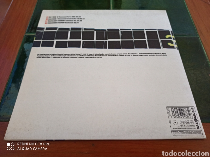 Discos de vinilo: Leena - All I Need / Moonlight Shadow - Foto 2