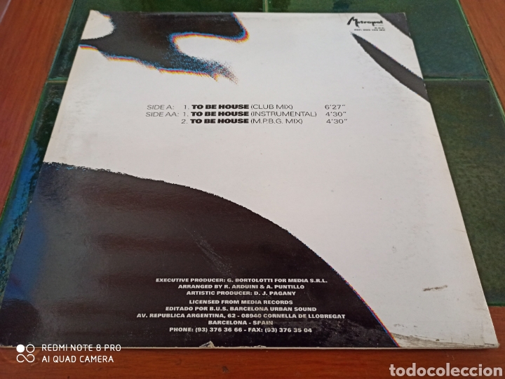 Discos de vinilo: S. S. R. - To Be House - Foto 2