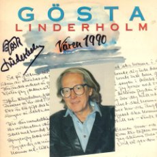 Discos de vinilo: GÖSTA - LINDERHOLM / LP BLATON 1990 / BUEN ESTADO RF-13729. Lote 354217883