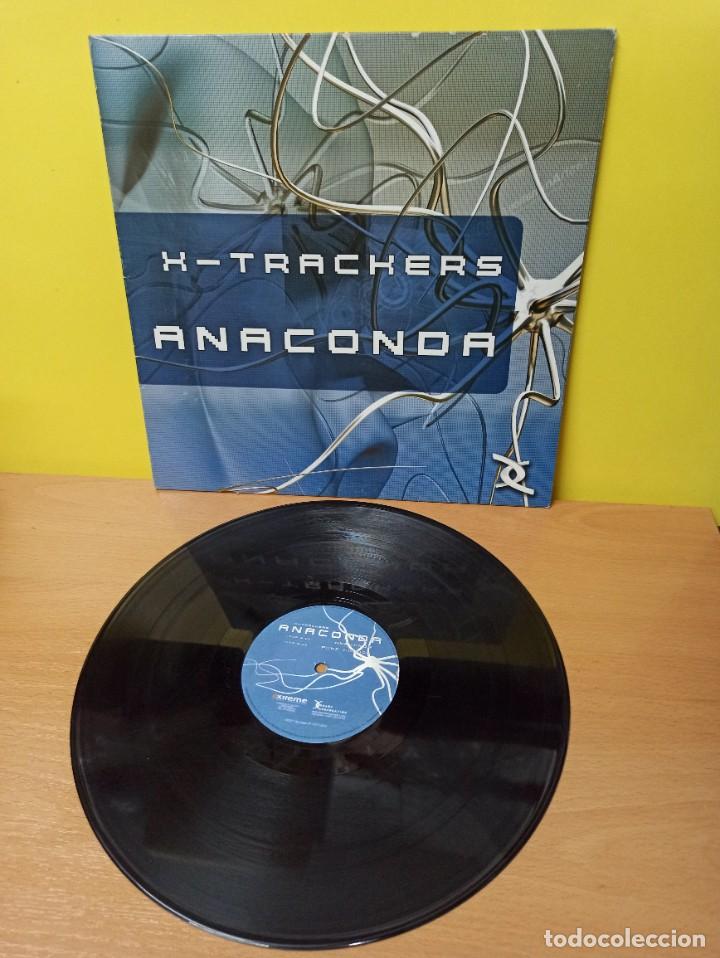 Discos de vinilo: DISCO DE VINILO - MAXI SINGLE - X-TRACKERS - ANACONDA - Foto 1