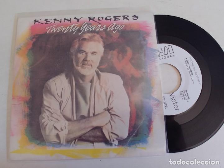 Discos de vinilo: KENNY ROGERS-SINGLE TWENTY YEARS AGO - Foto 1