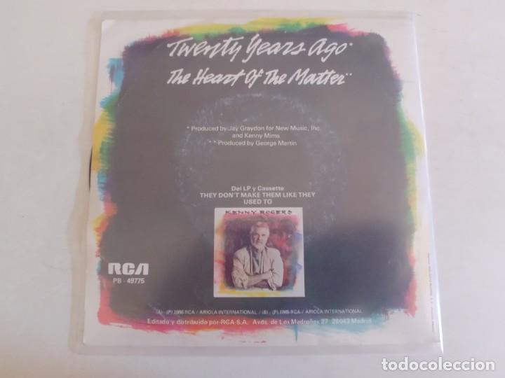 Discos de vinilo: KENNY ROGERS-SINGLE TWENTY YEARS AGO - Foto 2