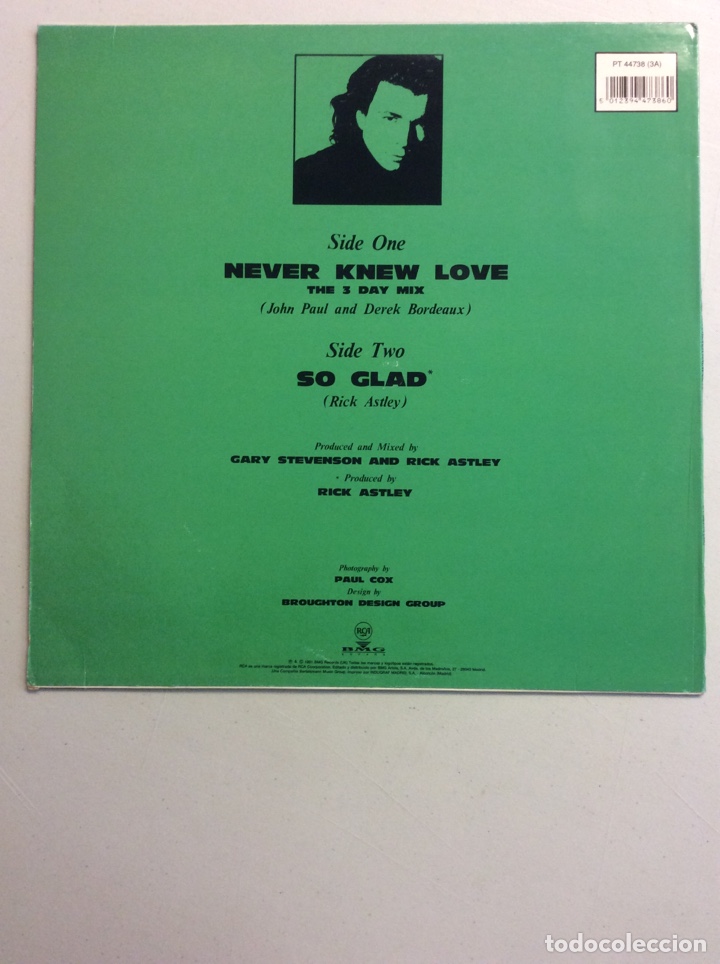 Discos de vinilo: Rick Astley. Never knew love. - Foto 2