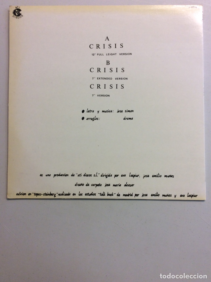 Discos de vinilo: Drama. Crisis. - Foto 2
