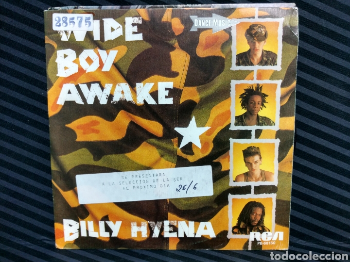 Discos de vinilo: Wide Boy Awake - Billy Hyena (7&rdquo;, Single) - Foto 1