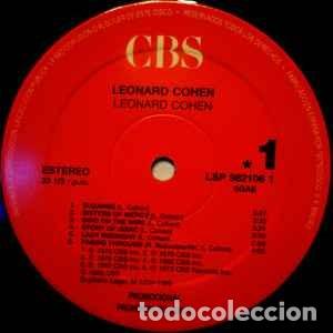 Discos de vinilo: Leonard Cohen &lrm;&ndash; Leonard Cohen - Foto 3