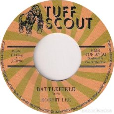 Discos de vinilo: ROBERT LEE - BATTLEFIELD - 7” [TUFF SCOUT, 2011] DANCEHALL DUB. Lote 354356453