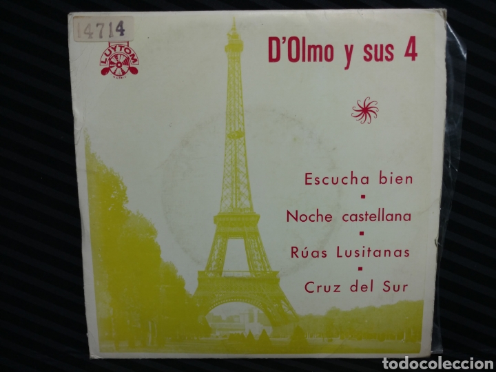 Discos de vinilo: DOlmo Y Sus 4 - Ruas Lusitanas (7&rdquo;, Single) - Foto 1