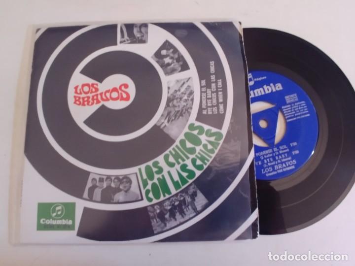 Discos de vinilo: LOS BRAVOS-EP AL PONERSE EL SOL +3 - Foto 1