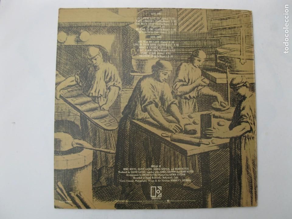 Discos de vinilo: LP - BREAD - MANNA - ELEKTRA - A&Ntilde;O 1971. - Foto 2