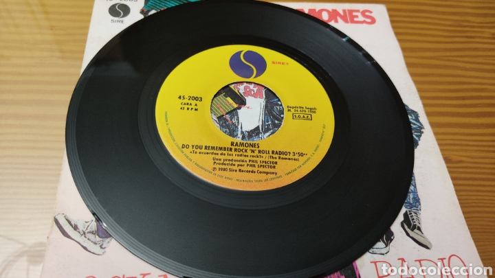 Discos de vinilo: Disco vinilo single RAMONES - Foto 2