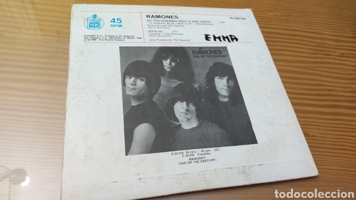 Discos de vinilo: Disco vinilo single RAMONES - Foto 3