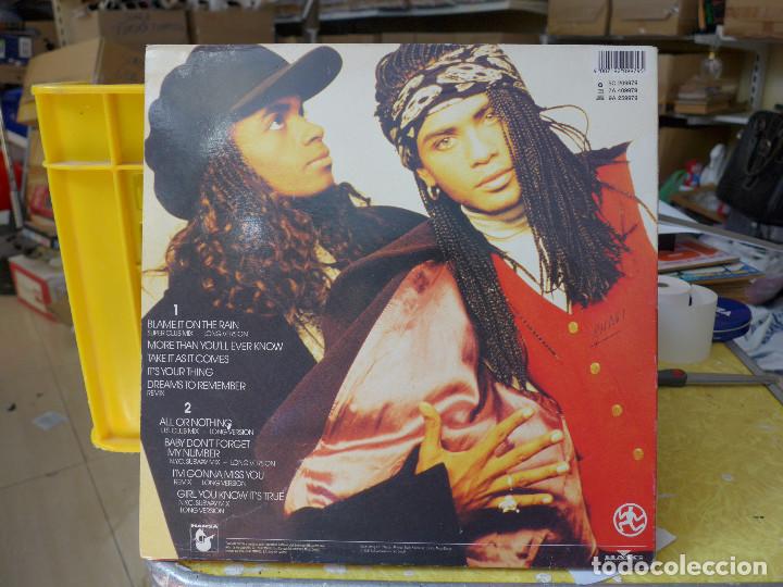 Discos de vinilo: MILLI VANILLI - ALL OR NOTHING - Foto 2