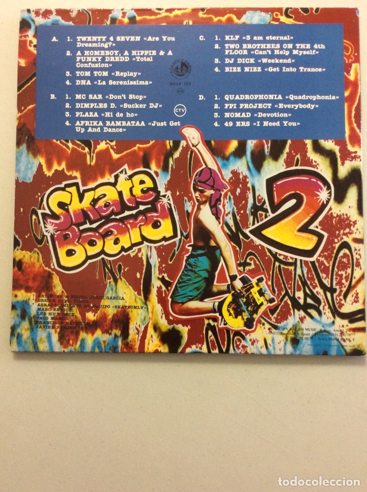 Discos de vinilo: Skate Board 2. Doble LP. Dos discos. - Foto 2