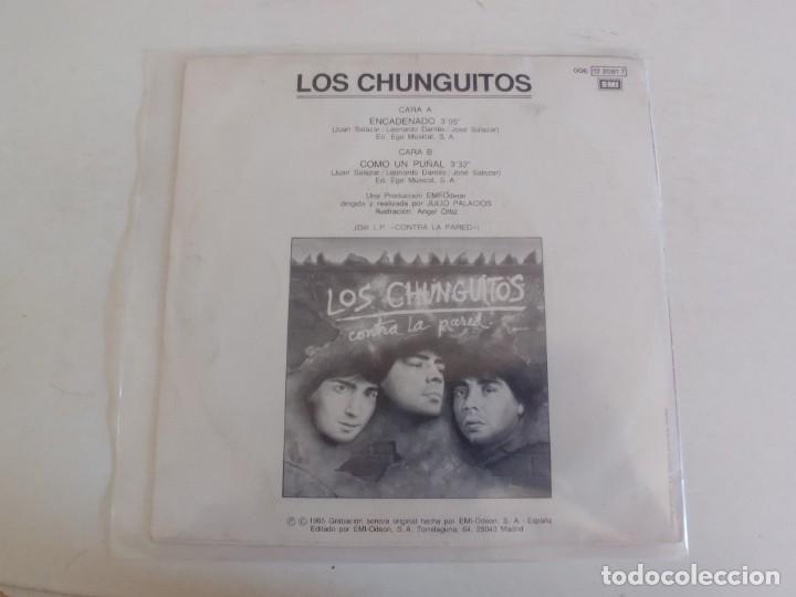 Discos de vinilo: LOS CHUNGUITOS-SINGLE ENCADENADO - Foto 2
