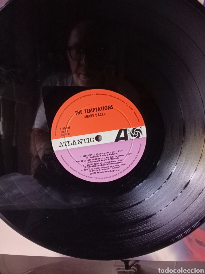 Discos de vinilo: The Temptations 1978 Atlantic Records Copia Spain - Foto 4
