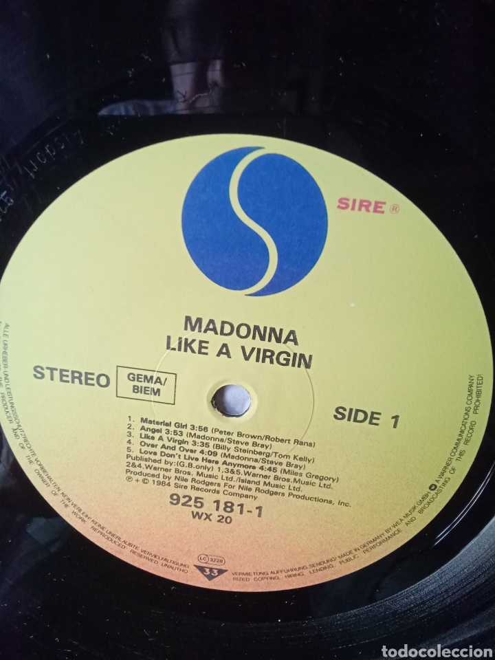 Discos de vinilo: MADONNA 1984 SIRE Records Germany - Foto 4