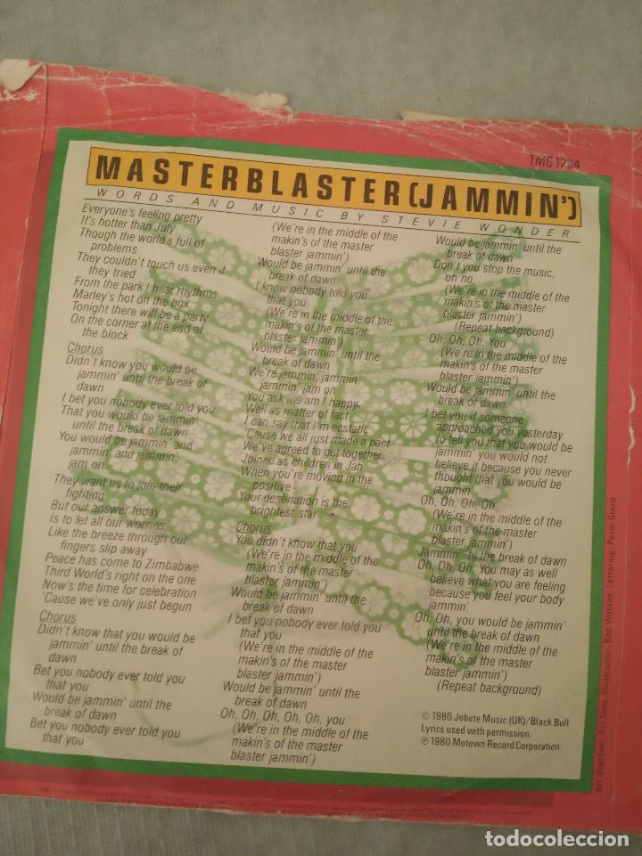 Discos de vinilo: STEVIE WONDER MASTER BLASTER - Foto 2