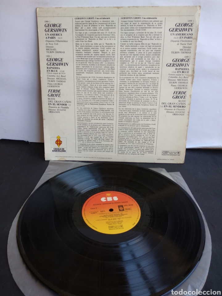 Discos de vinilo: *FERDE GROFE. GEORGE GERSHWIN. SPAIN. CBS. 1981. LX1.2 - Foto 2