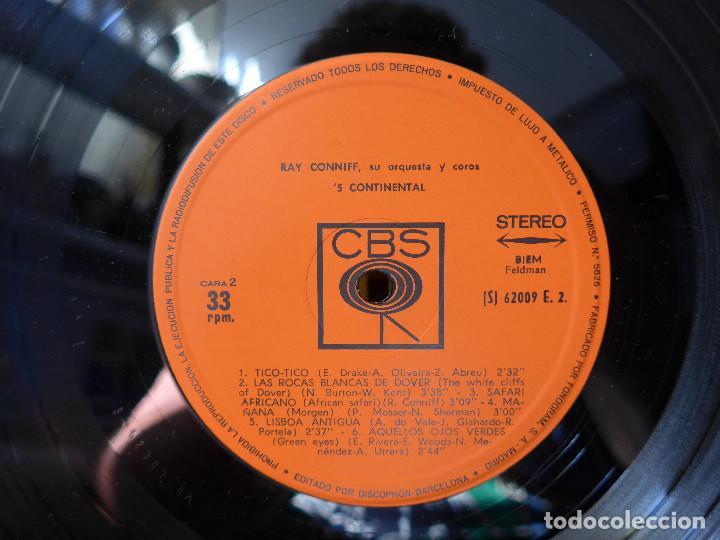 Discos de vinilo: RAY CONNIFF SU ORQUESTA Y COROS - S CONTINENTAL - Foto 8