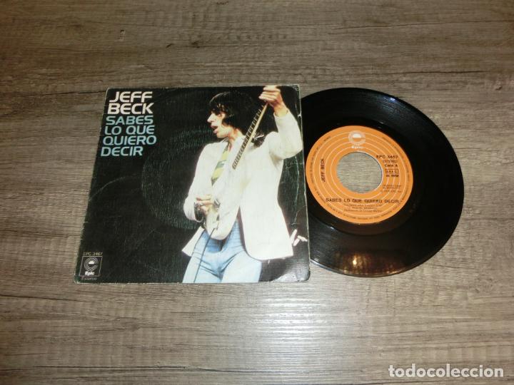 Discos de vinilo: JEFF BECK - SABES LO QUE QUIERO DECIR - Foto 1