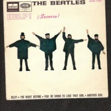Discos de vinilo: THE BEATLES: HELP! EP ESPAÑOL DE 1965-SOLO LA PORTADA SIN VINILO- OPORTUNIDAD. Lote 354719518