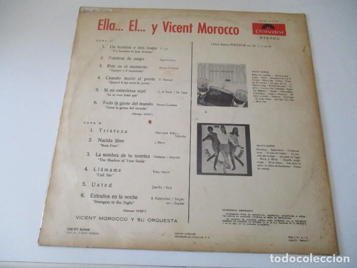 Discos de vinilo: ELLA...&Eacute;L... Y VICENTE MOROCCO DI3847 - Foto 2