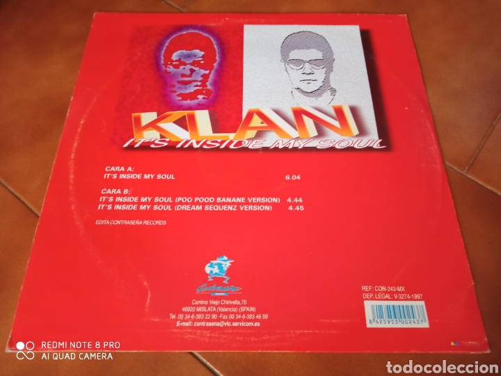 Discos de vinilo: Klan - Its Inside My Soul - Foto 2