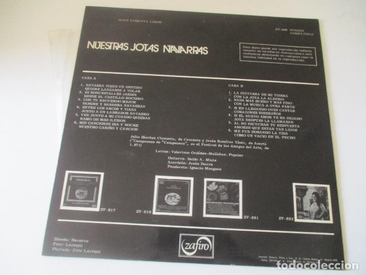 Discos de vinilo: NUESTRAS JOTAS NAVARRAS DI3865 - Foto 2
