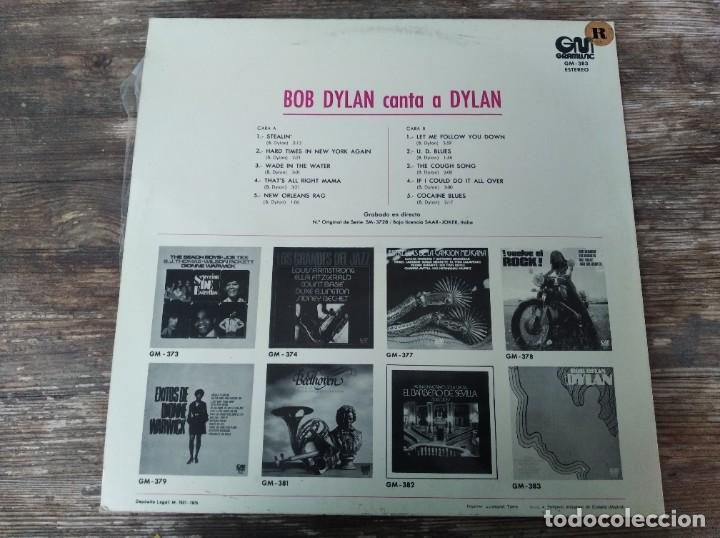 Discos de vinilo: BOB DYLAN - Canta a Dylan **** LP ESPA&Ntilde;OL 1975 GRAN ESTADO - Foto 2