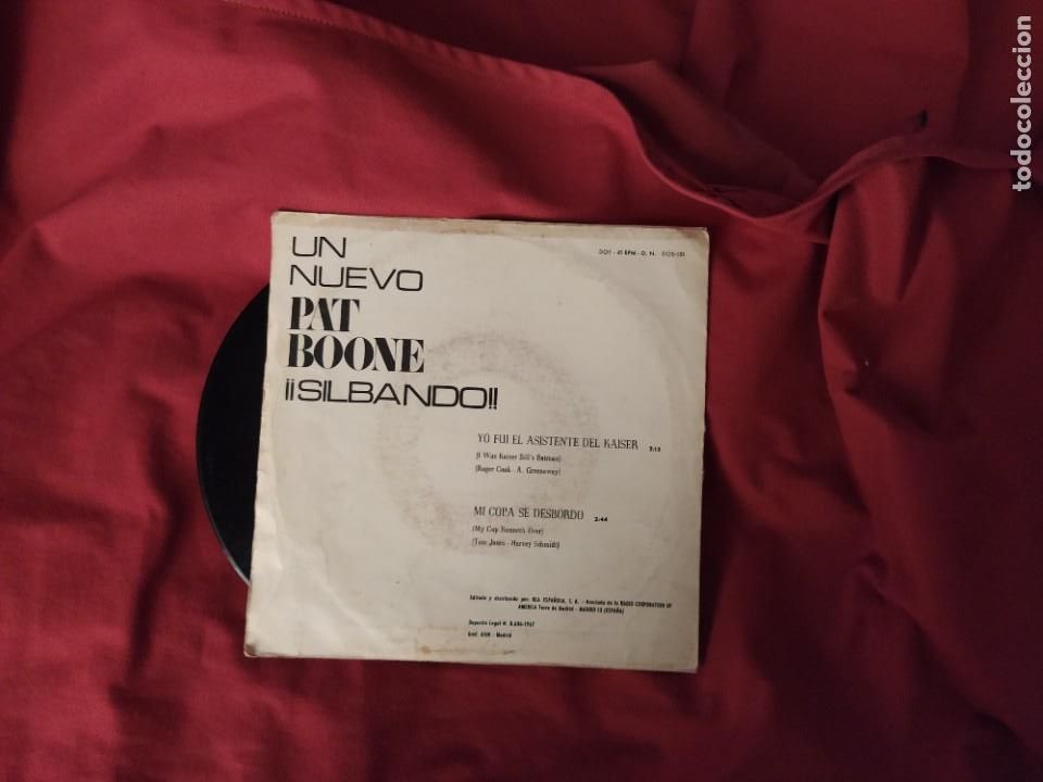 Discos de vinilo: Pat boone single 1967 yo fui el asistente del kaiser spa - Foto 2