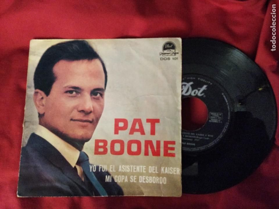 Discos de vinilo: Pat boone single 1967 yo fui el asistente del kaiser spa - Foto 1