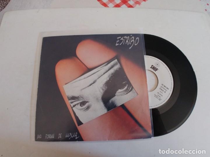 Discos de vinilo: ESTRIBO-SINGLE UNA FORMA DE HABLAR - Foto 1
