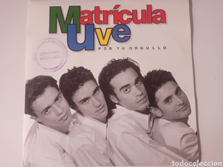 Discos de vinilo: Matr&iacute;cula Uve - Por tu orgullo - Foto 1