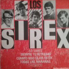 Discos de vinilo: LOS SIREX. EP. SELLO VERGARA. EDITADO EN ESPAÑA. AÑO 1966
