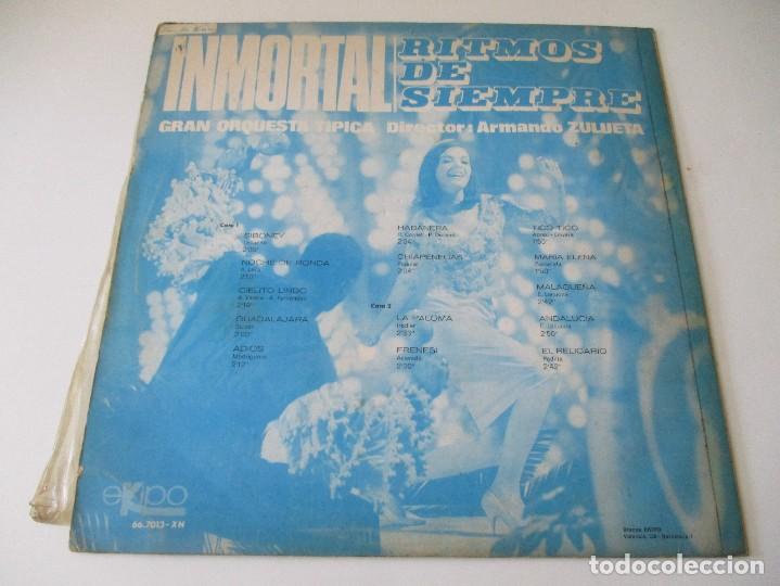 Discos de vinilo: INMORTAL Ritmos de siempre DI3918 - Foto 2