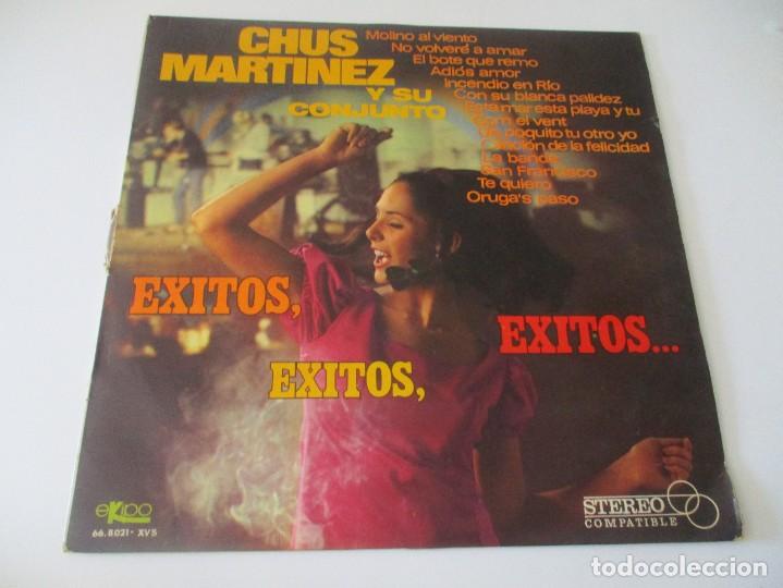 Discos de vinilo: CHUS MARTINEZ Y SU CONJUNTO Exitos, &eacute;xitos, &eacute;xitos... DI3919 - Foto 1