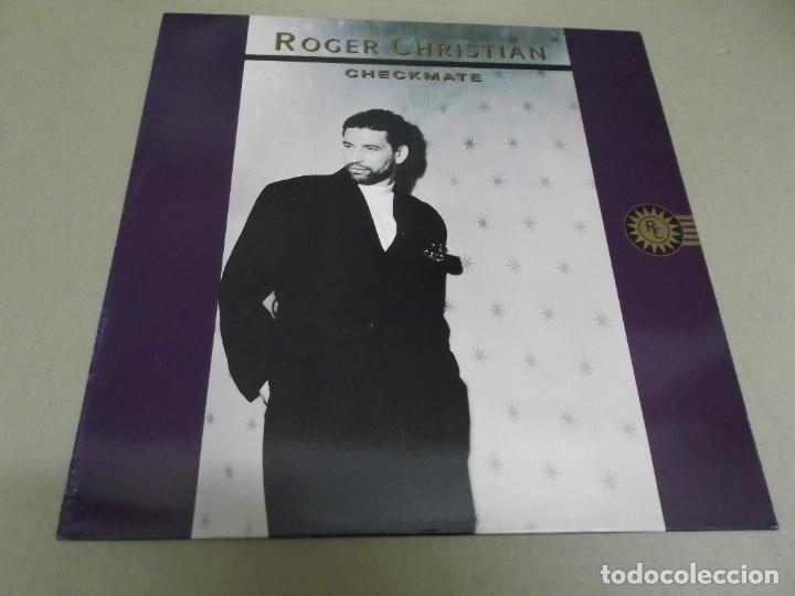 Discos de vinilo: ROGER CHRISTIAN (LP) CHECKMATE A&Ntilde;O &ndash; 1989 - Foto 1