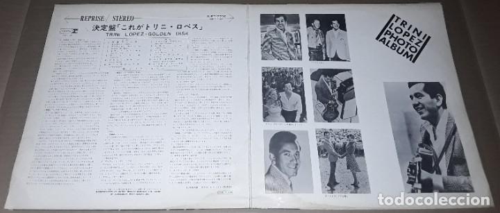 Discos de vinilo: LP - TRINI LOPEZ - GOLDEN DISK - GATEFOLD - MADE IN JAPAN - Foto 2