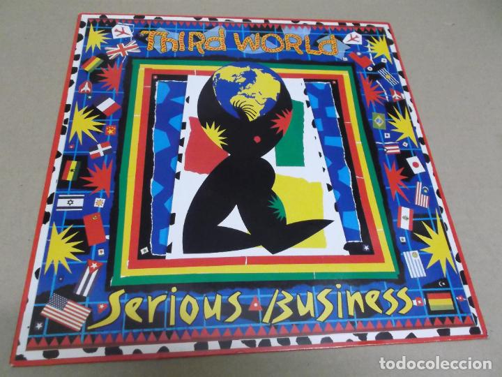 Discos de vinilo: THIRD WORLD (LP) SERIOUS BUSINESS A&Ntilde;O &ndash; 1989 - Foto 1