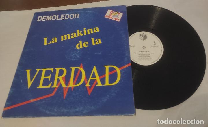 Discos de vinilo: DEMOLEDOR LA MAKINA DE LA VERDAD-MAXI- - Foto 1