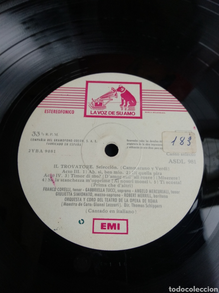 Discos de vinilo: *THOMAS SCHIPPERS. SPAIN. EMI. 1969. LX1.2 - Foto 3