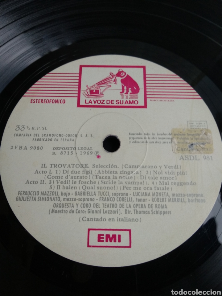 Discos de vinilo: *THOMAS SCHIPPERS. SPAIN. EMI. 1969. LX1.2 - Foto 4