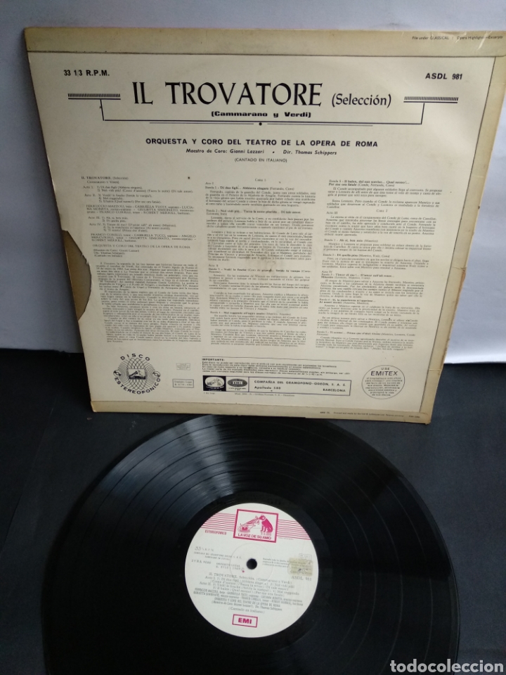 Discos de vinilo: *THOMAS SCHIPPERS. SPAIN. EMI. 1969. LX1.2 - Foto 2