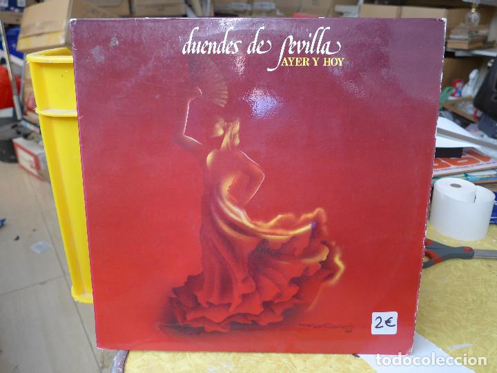 Discos de vinilo: DUENDES DE SEVILLA - AYER Y HOY - Foto 1