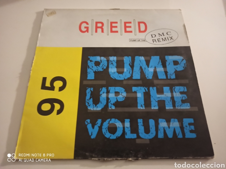 Discos de vinilo: Greed - Pump Up The Volume (DMC Remix) - Foto 1