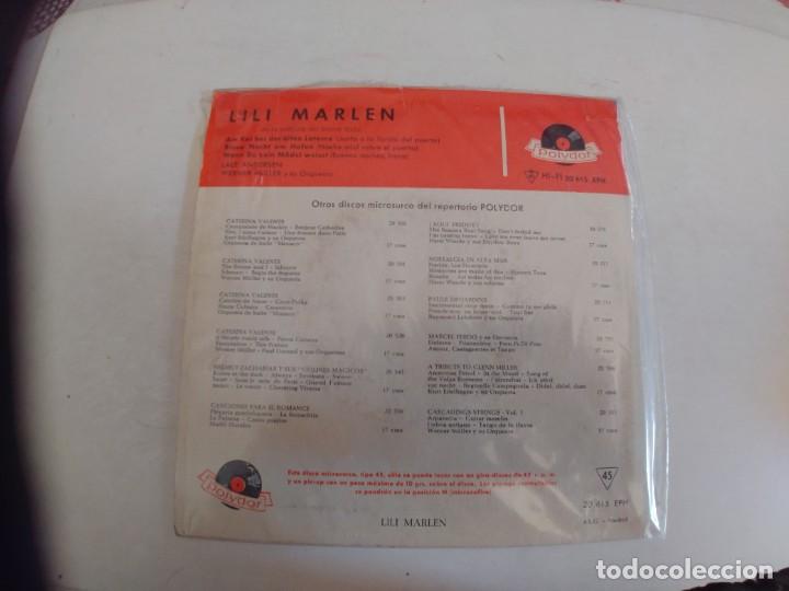 Discos de vinilo: LALE ANDERSEN-EP LILI MARLEN +3 - Foto 2
